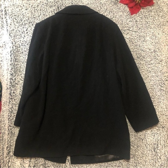 Kristen Blake Womens Coat Vintage Wool Cashmere Blend black Mid Length S… - Picture 10 of 11